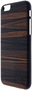 Чохол Mannwood for iPhone 6 - Wood Ebony/Black (M1417B)