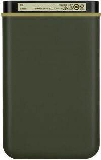 Зовнішній жорсткий диск Transcend StoreJet 25M3 1TB TS1TSJ25M3G Military Green Slim