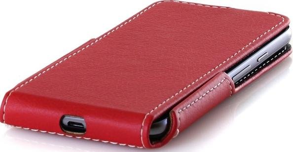 for Motorola G4 Play XT1602 - Flip case Red