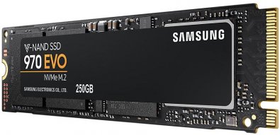 Твердотільний накопичувач Samsung 970 Evo 2280 NVMe PCIe Gen 3x4 250GB MZ-V7E250BW