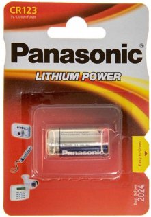 Батарейка Panasonic CR 123 Lithium (BLI/1)