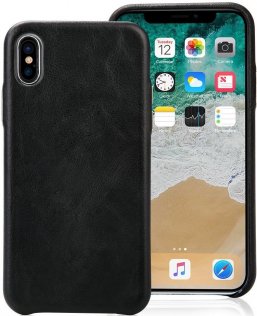 Чохол JISON for iPhone X - Leather Case Black (JS-IPX-05A10)