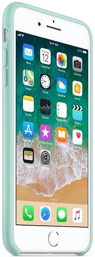 for Apple iPhone 8 Plus - Silicone Case Marine Green