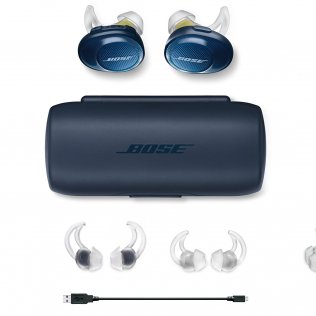 Навушники BOSE SoundSport Free Blue/Citron (SS free blue)
