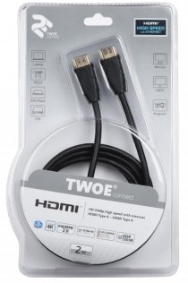 HDMI to HDMI 2m BlackHDMI to HDMI 2m BlackHDMI to HDMI 2m Black