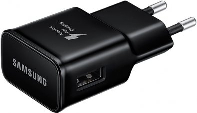 Зарядний пристрій Samsung EP-TA20EBECGRU 1xUSB 2A Black