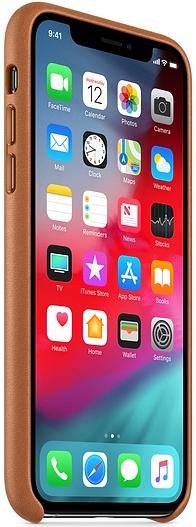 Чохол-накладка Apple для iPhone XS - Leather Case Saddle Brown