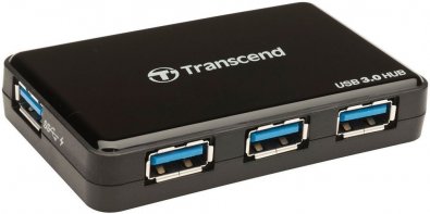 USB-хаб Transcend TS-HUB3K Black