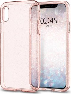 Чохол-накладка Spigen для iPhone XS - Liquid Crystal Glitter Rose Quartz