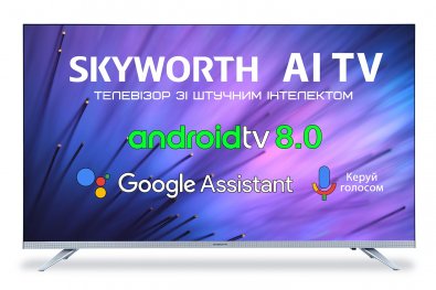 Телевізор LED Skyworth 43E6 (Android TV, Wi-Fi, 1920x1080)