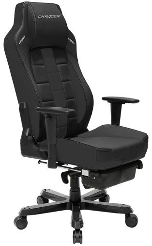 Крісло ігрове DXRACER Classic OH/CA120/N Vinil шкіра, Al основа, + підніжка, Black