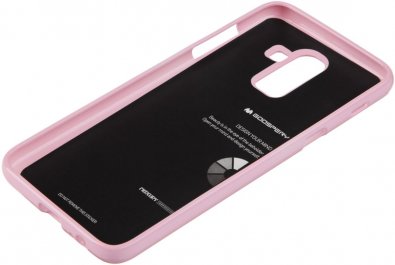 Чохол Goospery for Samsung Galaxy J8 J810 - Jelly Case Pink