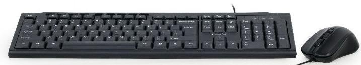 Комплект клавіатура+миша Gembird KBS-UM-03-UA Black