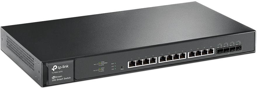 Switch, 12 ports, Tp-Link T1700X-16TS 12x100/1000/10000Mbps, 4x10G SFP+, JetStream