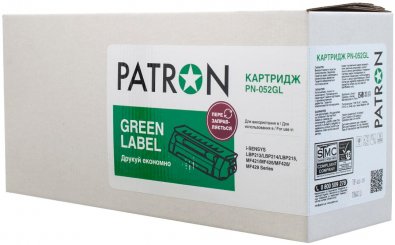 Картридж Patron for Canon 052 LBP212dw/LBP215x/MF426dw/MF428x/MF429x Black (3.1k) Green Label
