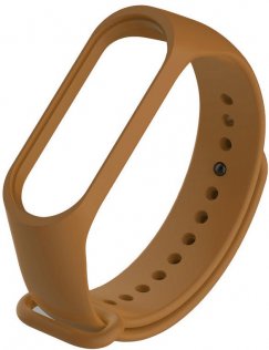 Ремінець Climber for Xiaomi Mi Band 4 - Original Style Silicone Single Color Brown (CBXM407 Brown)