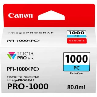 Картридж Canon PFI-1000PC Photo Cyan