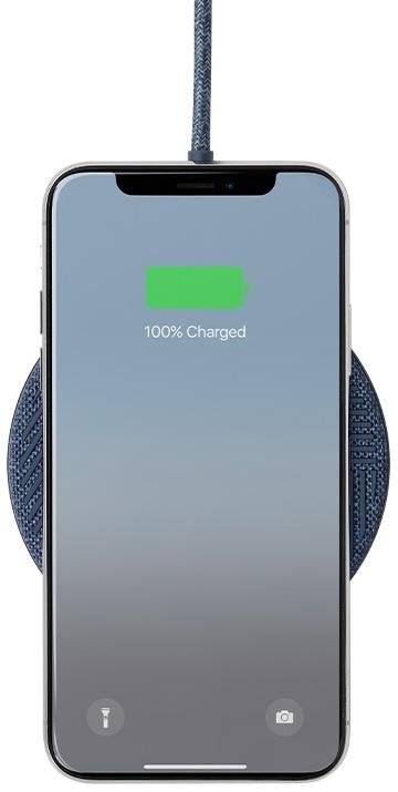 Зарядний пристрій Native Union Drop Wireless Charger 10W Fabric Indigo (DROP-IND-FB-V2)