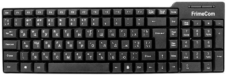 Клавіатура FRIMECOM FC-616 Black (FC-616-USB)