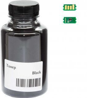 Тонер Kyocera Mita TASKalfa 1800/1801/2200/2201 Black (бутль 210г) (7.2k) + чіп (АНК)