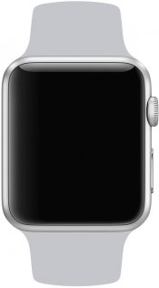Ремінець Apple Sport Band for Apple Watch 42mm Fog - S/M and M/L (MLJU2)