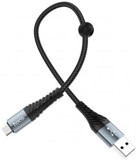 Кабель Hoco X38 Cool Charging AM / Micro USB 0.25m Black (X38 Cool 0,25m Black)