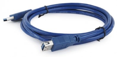 Кабель Cablexpert AM / AF 1.8m Blue (CCP-USB3-AMAF-6)