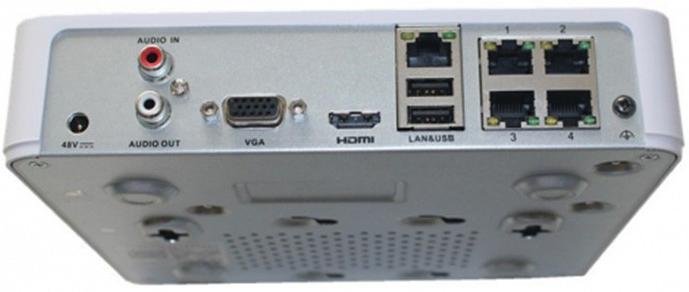 Відеореєстратор 4-x канальний Hikvision DS-7104NI-Q1/4P
