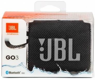Портативна акустика JBL GO 3 Black (JBLGO3BLK)