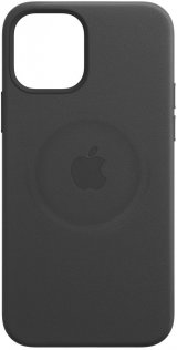 Чохол Apple for iPhone 12 Mini - Leather Case with MagSafe Black (MHKA3)