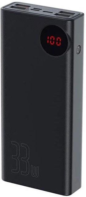  Батарея універсальна Baseus Mulight Power Bank 30000mAh Black (PPMY-01)