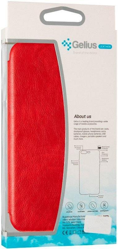 Чохол Gelius for Samsung S10 Plus G975 - Book Cover Leather Red (00000071744)