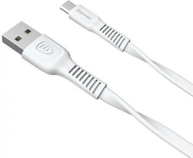 Кабель Baseus Tough 2A AM / Micro USB 1m White (CAMZY-B02)