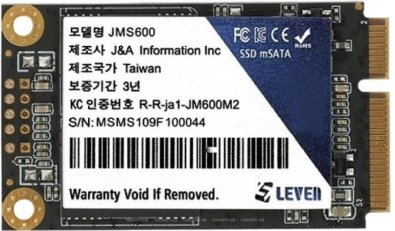 Твердотільний накопичувач Leven Leven JMS600 mSATA SATA III 512GB (JMS600-512GB)