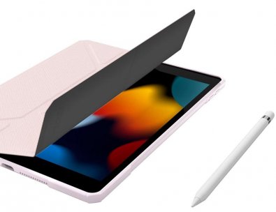 Чохол для планшета AMAZINGthing for 10.2 iPad 2021 - Titan Pro Folio Case Grey Pink (IPADTITDG)