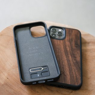 Чохол Woodcessories for Apple iPhone 13 Pro Max - Bumper Case Walnut MagSafe Wood (eco530)