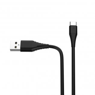 Зарядний пристрій ColorWay USB QC3.0 18W Black with Type-C cable (CW-CHS013QCC-BK)
