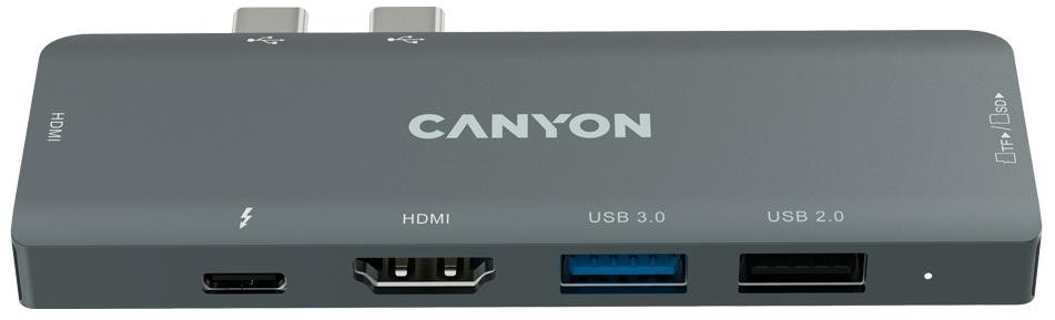 USB-хаб Canyon 7in1 DS-5 Dark Gray (CNS-TDS05B)