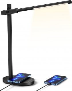 Настільна лампа Momax Q.LED Wireless Charging Black (QL1AEUE)
