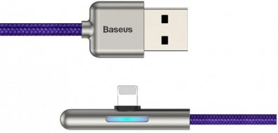 Кабель Baseus Iridescent Lamp Mobile Game 1.5A AM / Lightning 2m Purple (CAL7C-B05)