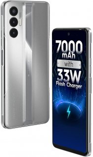 Смартфон TECNO Pova 3 LF7n 6/128GB Tech Silver (4895180781612)