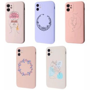 Чохол WAVE for Apple iPhone 11 - Minimal Art Case with MagSafe Pink Sand/Wreath (37135_pink sand/wreath)