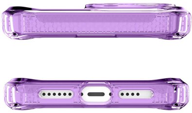 Чохол iTSkins for iPhone 14 Pro SUPREME R CLEAR with MagSafe Light Purple and Light Purple (AP4X-MGCLR-LPPR)
