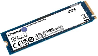 SSD-накопичувач Kingston NV2 2280 PCIe 4.0 x4 NVMe 500GB (SNV2S/500G)