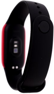 Ремінець Climber for Xiaomi Mi Band 5/6 - Silicone Two-color Black red