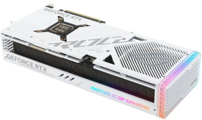Відеокарта ASUS ROG Strix GeForce RTX 4080 16GB GDDR6X White Edition (ROG-STRIX-RTX4080-16G-WHITE)