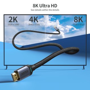 Кабель Choetech XHH01 v2.1 HDMI / HDMI 2m Black (XHH01-BK)