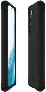 Чохол iTSkins for Samsung S23 Plus - SPECTRUM R SILK Black (SGCP-HBURN-BLCK)