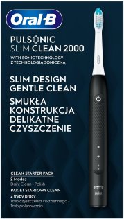 Електрична зубна щітка Braun Oral-B Pulsonic Slim Clean 2000 Black (S111.513.2)