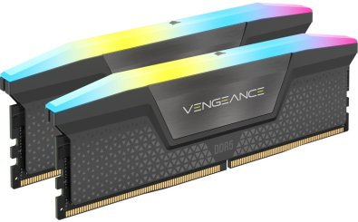 Оперативна пам’ять Corsair Vengeance RGB Cool Grey DDR5 2x16GB (CMH32GX5M2B5200Z40K)